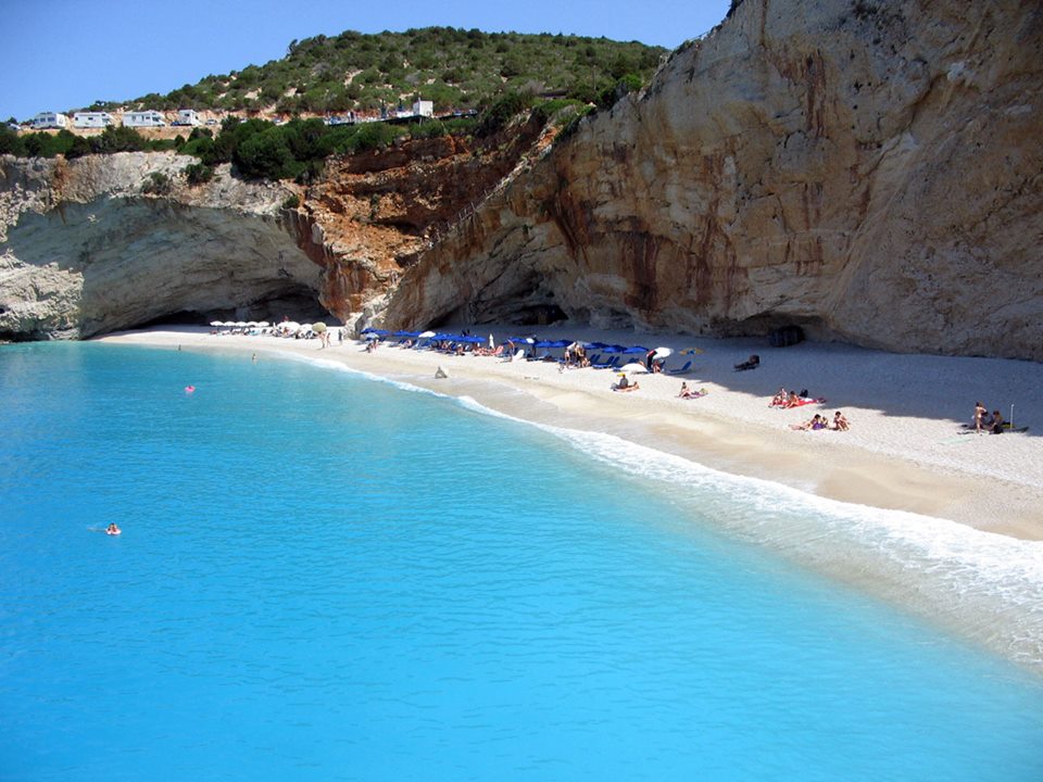 Porto Katsiki lef part - View of the left part of Porto Katsiki beach