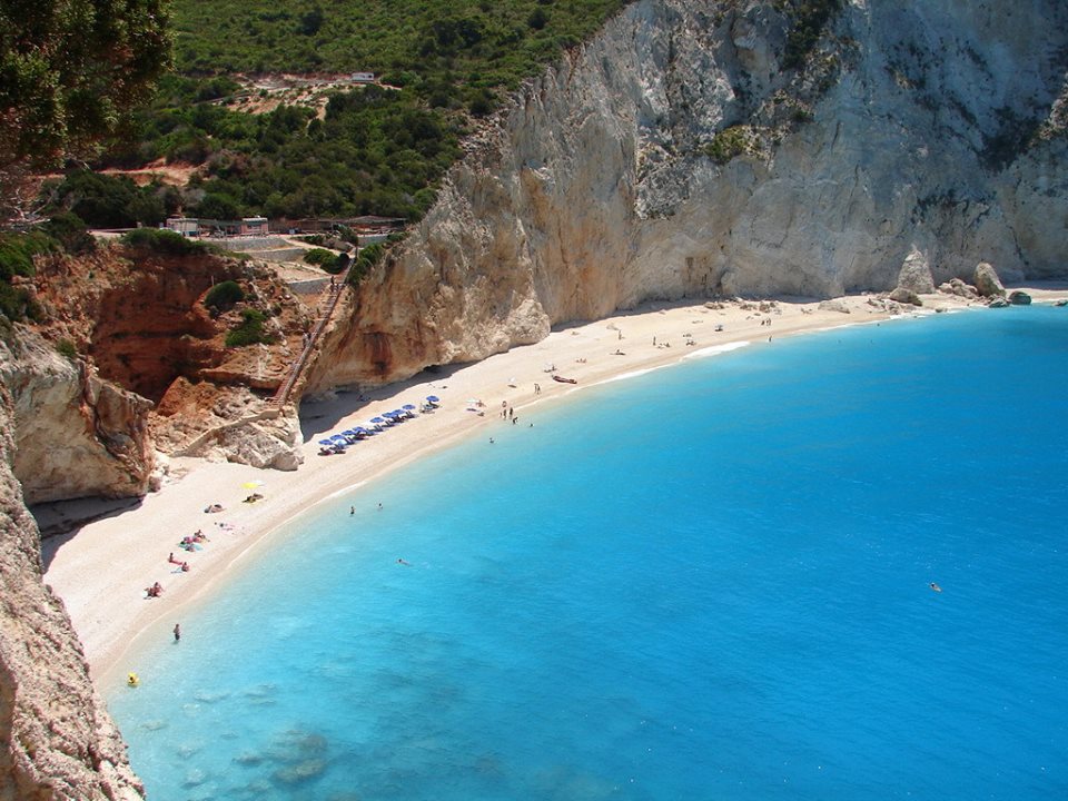 Porto Katsiki panorama - Panoramic view of Porto Katsiki beach