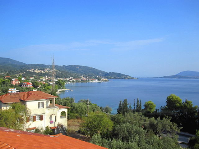 View from the Balcony Image Matina Studios Nikiana Lefkada CLICK TO ENLARGE