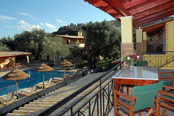 AGIOS IOANNIS LEFKADA Image of the Apartment Balcony CLICK TO ENLARGE