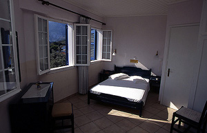 NIKIANA LEFKADA Image of the Bedroom CLICK TO ENLARGE