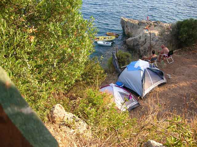 MARANTOCHORI Picture of the Campsite CLICK TO ENLARGE